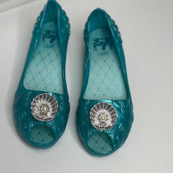 Disney The Little Mermaid Ariel Jelly Shoes – Girls Dress Up Size 2/3 - Picture 3 of 3
